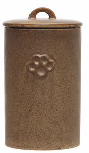 Stoneware Treat Canister