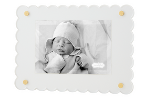 Scalloped acrylic Frame
