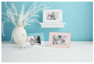 Scalloped acrylic Frame