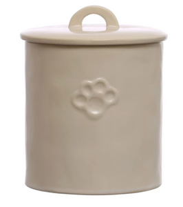 Stoneware Treat Canister