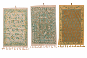 Cotton Printed Tea Towel w/ Design