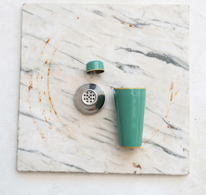 Enameled Stainless Steel Cocktail Shaker
