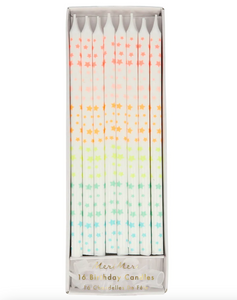 Star Pattern Candles