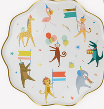 Load image into Gallery viewer, Animal Parade Dinner Plates
