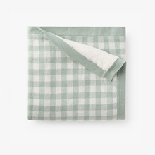 Load image into Gallery viewer, Sage Gingham Baby Blanket
