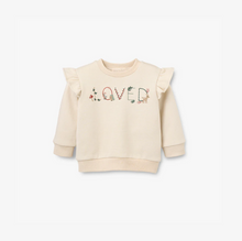 Load image into Gallery viewer, &quot;Loved&quot; Flutter Sleeve Pullover
