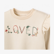 Load image into Gallery viewer, &quot;Loved&quot; Flutter Sleeve Pullover
