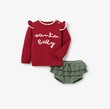 Load image into Gallery viewer, Sweater Santa Baby Set
