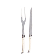 Load image into Gallery viewer, Laguiole Ivory Carving Set
