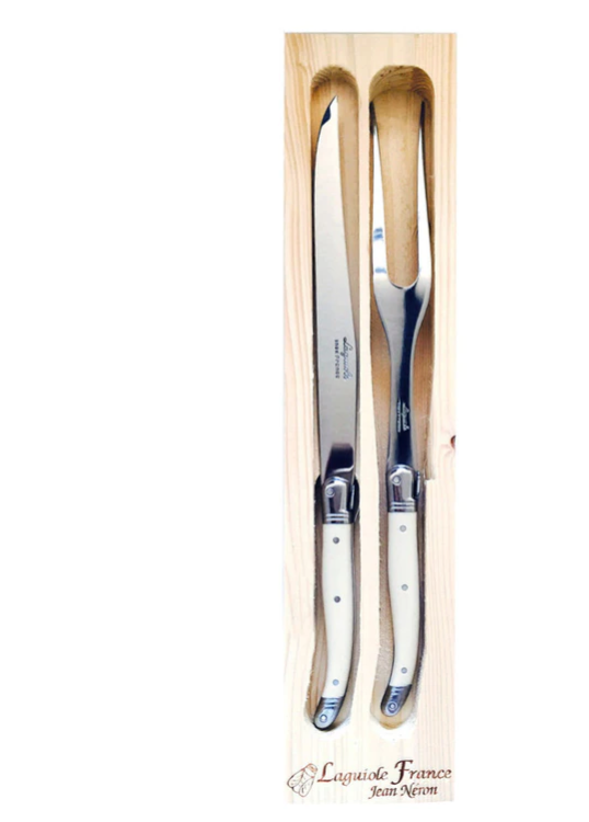 Laguiole Ivory Carving Set