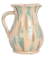 Load image into Gallery viewer, Hand-Painted Terra-cotta Pitcher
