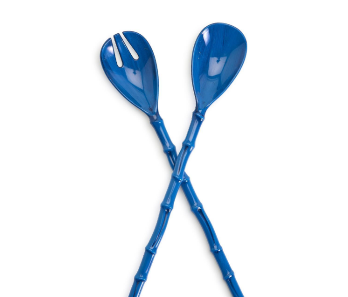 Blue Bamboo Touch Accent Set of 2 Servers