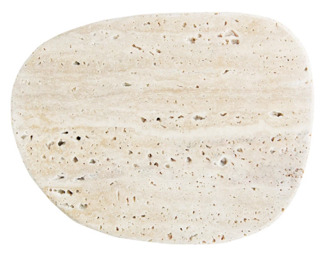 Travertine Organic Shaped Cheese/Cutting Board