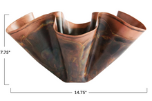 Load image into Gallery viewer, Metal Ruffled Bowl
