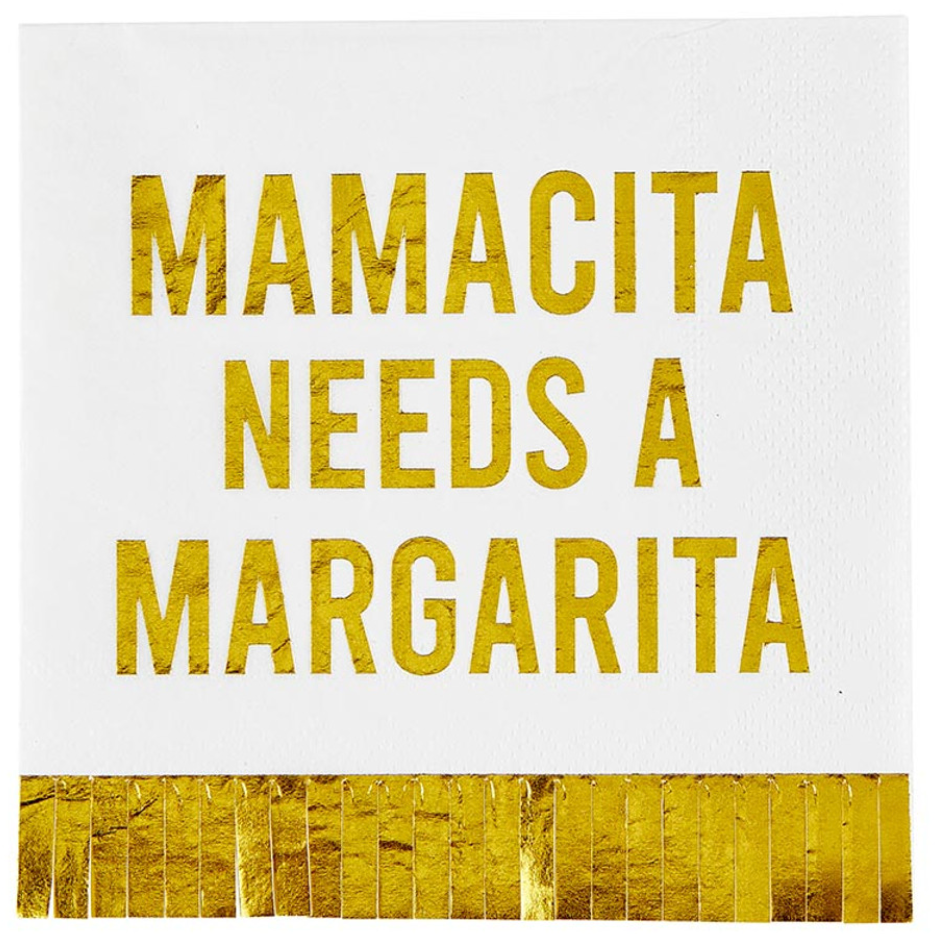 Cocktail Napkin - Mamacita Needs a Margarita
