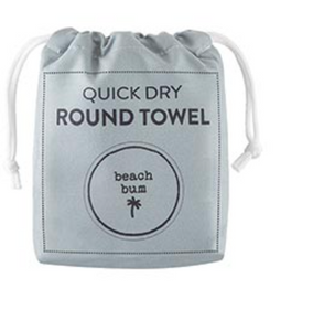 Quick Dry Round Towel