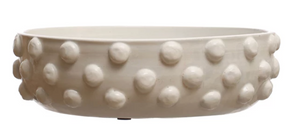 Decorative Terra-cotta Bowl w/ Raised Dots
