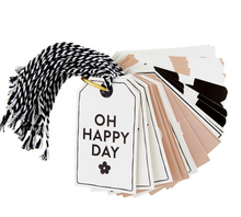 Load image into Gallery viewer, Gift Tag Book - Oh Happy Day
