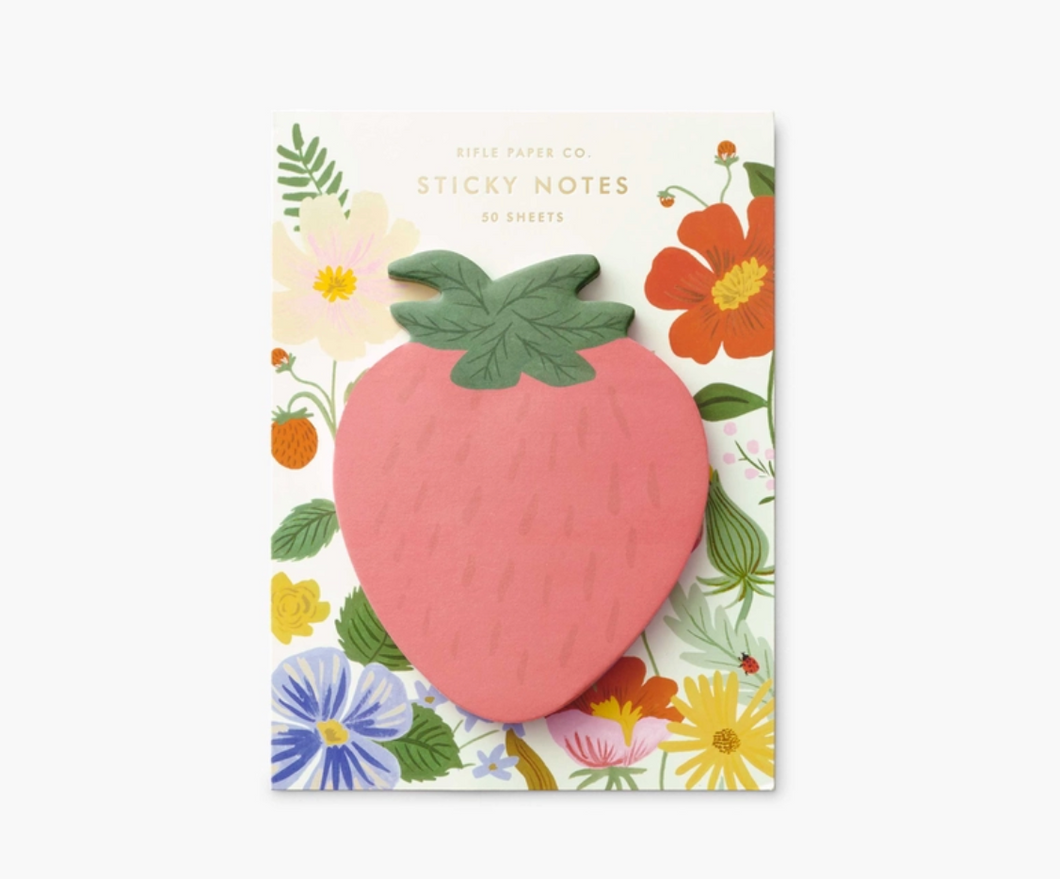 Strawberry Sticky Notes