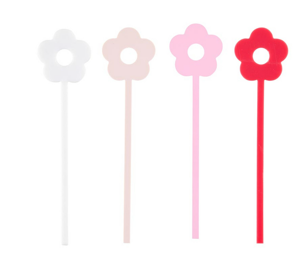 Flower Stir Stick Set