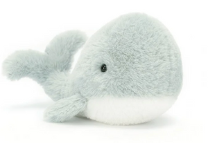 Wavelly Whale Grey