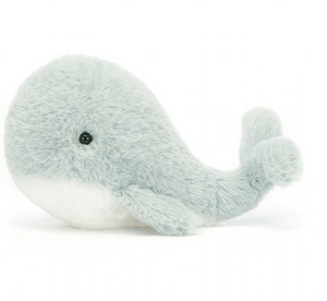 Wavelly Whale Grey