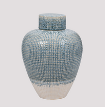 Load image into Gallery viewer, Kashion Blue Lidded Jar

