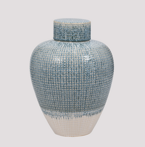 Kashion Blue Lidded Jar