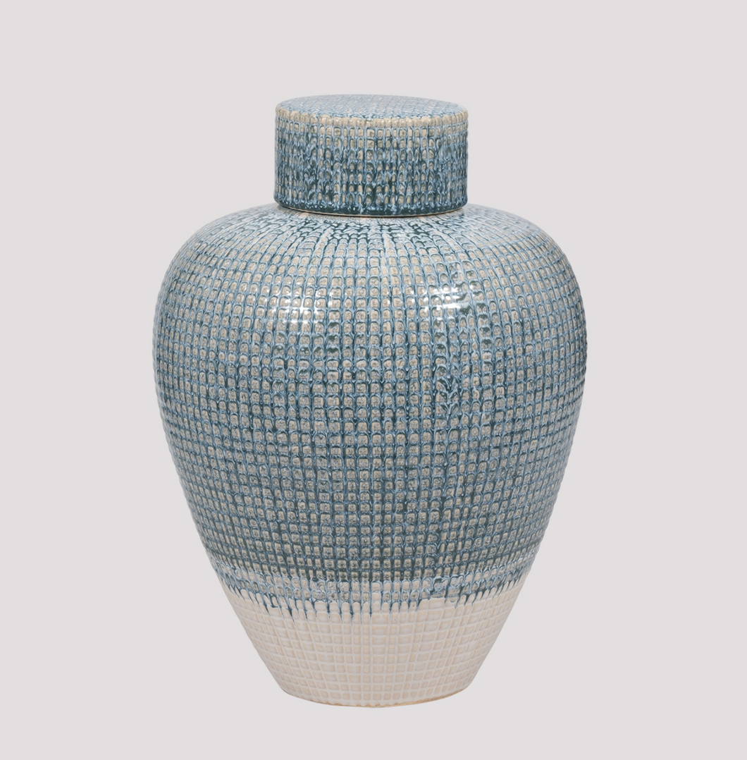 Kashion Blue Lidded Jar