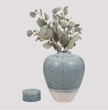 Load image into Gallery viewer, Kashion Blue Lidded Jar
