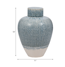 Load image into Gallery viewer, Kashion Blue Lidded Jar
