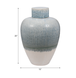 Kashion Blue Lidded Jar