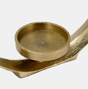 Gold Ring Candle Holders