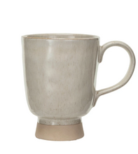 Load image into Gallery viewer, Stoneware Footed Mug
