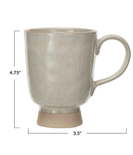 Load image into Gallery viewer, Stoneware Footed Mug
