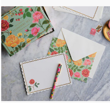 Load image into Gallery viewer, Roses Stationery Set
