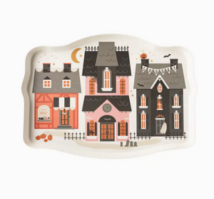 Haunted Village Bamboo Tray