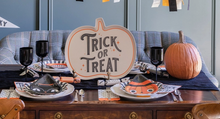 Load image into Gallery viewer, Trick or Treat Shaped Bamboo Plate
