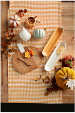 Load image into Gallery viewer, Marble Wood Pumpkin Serving Board
