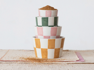 Stoneware Nesting Bowl Set