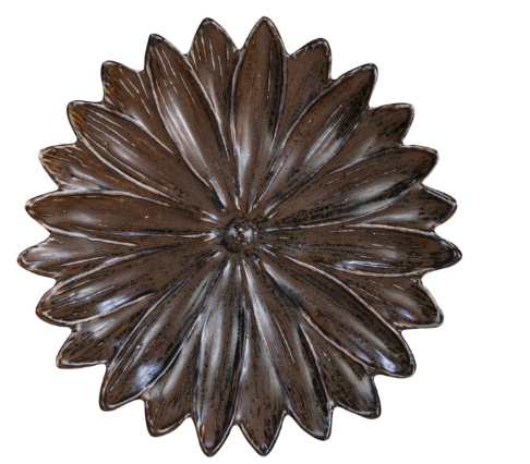 Stoneware Flower Shaped Plate