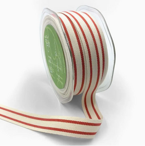Red Double Stripes Ribbon