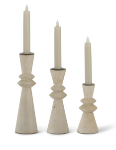 Ribbed Taper Candleholder
