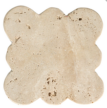 Load image into Gallery viewer, Scalloped Travertine Coasters
