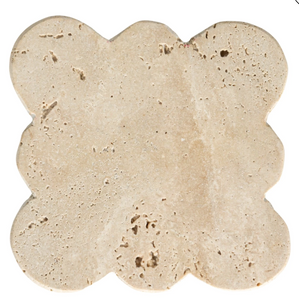 Scalloped Travertine Coasters