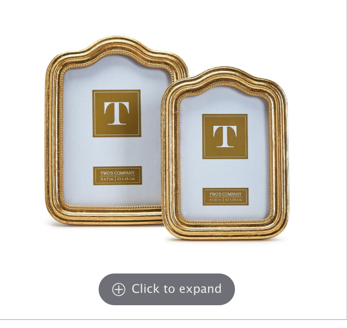 Arcade Gold Photo Frame