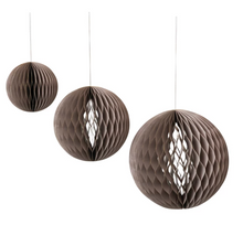 Load image into Gallery viewer, Paper Folding Honeycomb Ornaments - Set of 3
