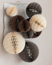 Load image into Gallery viewer, Paper Folding Honeycomb Ornaments - Set of 3
