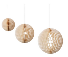 Load image into Gallery viewer, Paper Folding Honeycomb Ornaments - Set of 3
