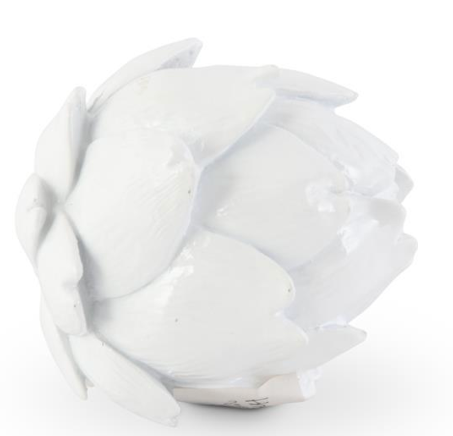 Glossy White Artichoke